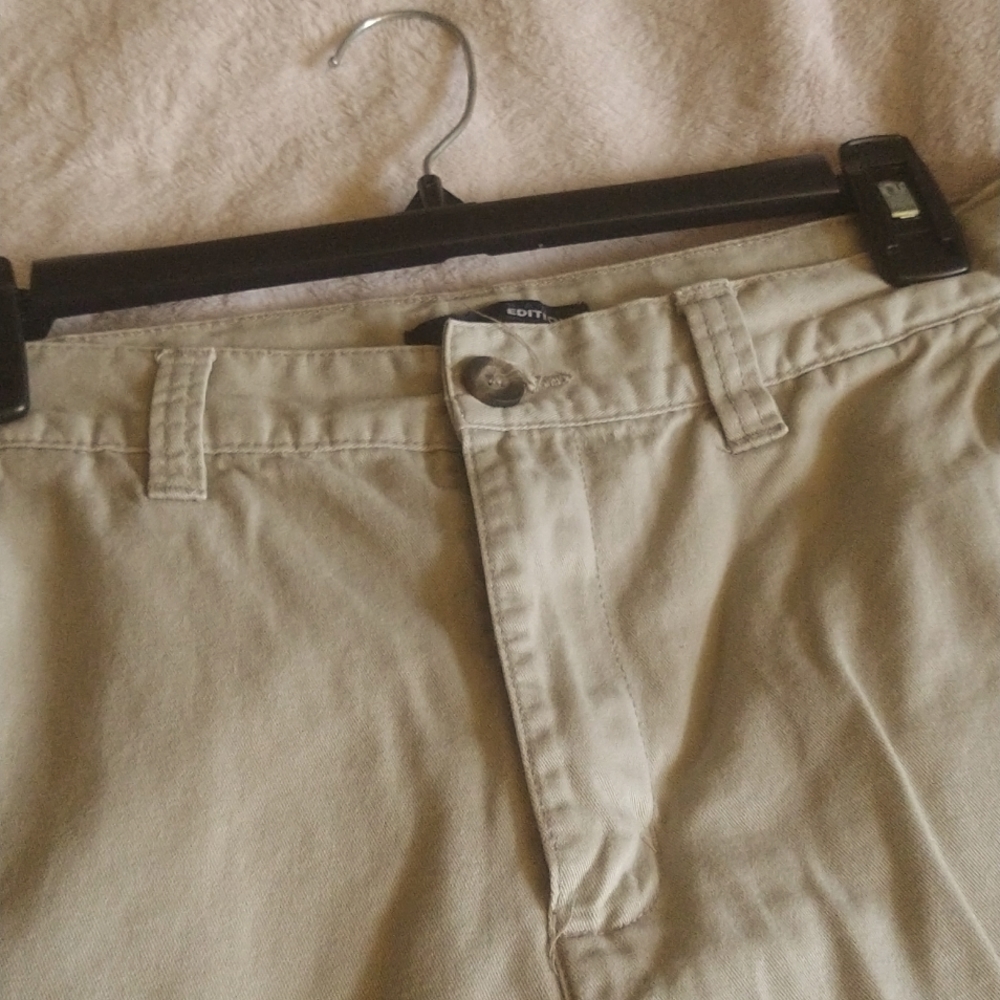 Basic Editions Khaki Dress Shorts